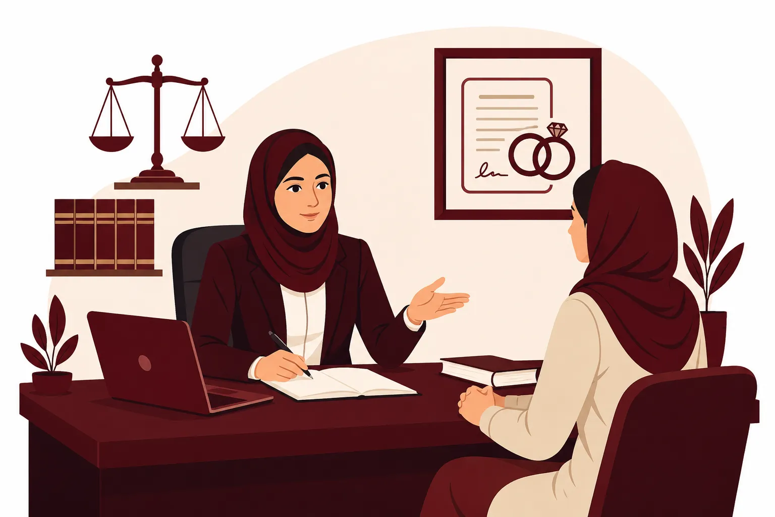 ویژگی های بهترین وکیل خانم برای ازدواج موقت